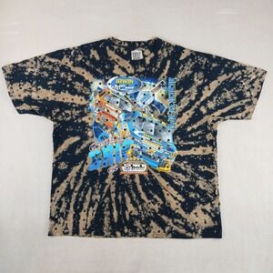 Furst Of A Kind One Size Womens T Shirt Nascar Tie Die Beaded Irwin Racing 2011